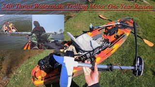 My Watersnake Trolling Motor Lightweight and Quite Fast [upl. by Wendell335]