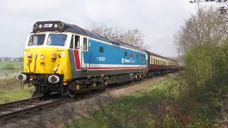 50017 Thurcaston 22nd April 2023 [upl. by Mojgan]