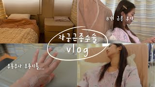 VLOG 자궁근종 8개 제거♾️🚿수술 기록 무통주사 없이 버틴 😇 3박4일 입원  수액 맞고 3kg 붓기 항생제 부작용 수술 전 준비 회복 빨리하기 일상브이로그 [upl. by Buffo]