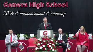 2024 Geneva High School  Commencement Ceremony [upl. by Atiuqihs708]