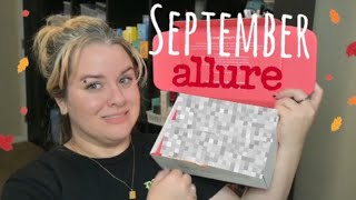 WHATS INSIDE MY SEPTEMBER 2024 ALLURE BEAUTY BOX [upl. by Evonne100]