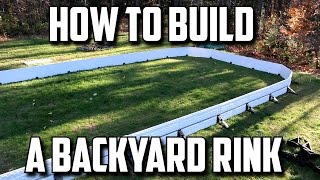 How to build a backyard rink [upl. by Ratcliff]