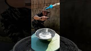 slow motion effect video water slowmotion youtubeshorts asmr [upl. by Adihsar913]