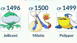 USE ONLY WATER TYPE JELLICENT MILOTIC AND PELIPPER [upl. by Aiker723]