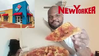 Dominos New York Style Pizza MalcolmRichmondVlog [upl. by Scribner303]