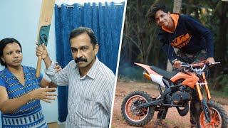 DIRT BIKEഉം ആയി വീട്ടിൽ ചെന്നപ്പോൾ 💔 Dad amp Mom Reaction [upl. by Noman]