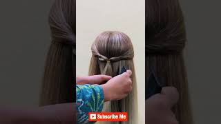 Quick nice looking back to school hairstyle Easy girls braid style [upl. by Edmonda]