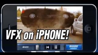 Action Movie VFX iPhone App Review amp Demo iPhone Video FX [upl. by Nosraep645]