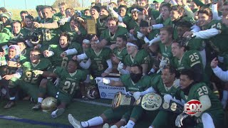 Bishop Hendricken cruises past Portsmouth 358 to defend State Title [upl. by Gnilhsa]