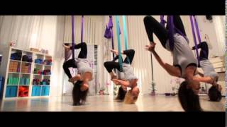 Aerial Yoga Flow by Siddhi [upl. by Ycram]