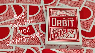 Daily deck review day 340  Red Tally Ho Orbit playing cards [upl. by Giacomo]