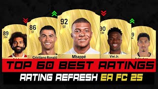 FIFA 25  TOP 60 BEST PLAYER RATINGS EA FC 25 😱🔥 ft Ronaldo Haaland Messi Neymar Mbappè [upl. by Bopp]