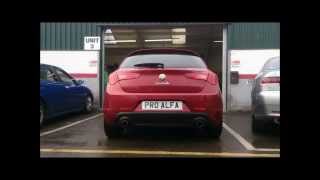 301bhp Alfa Romeo Giulietta cloverleaf 1750 Proalfa exhaust sound [upl. by Enella890]