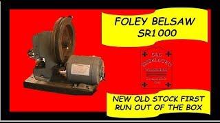 FOLEY BELSAW SR1000 RETOOTHER  NEW OLD STOCK FIRST RUN OUT OF THE BOX [upl. by Quentin]