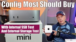 Best M4 Mac Mini Configuration For Most  Speed Tests on Internal SSD and External Storage [upl. by Anaitsirc]