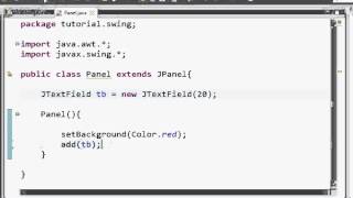 Java Swing Programming Tutorial 4  JTextField amp JTextArea [upl. by Emorej566]