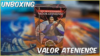 UNBOXING Valor Ateniense  Mitos y Leyendas TCG [upl. by Ila721]