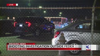 Shots fired outside of FedEx Hub near airport area [upl. by Liddle]