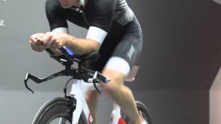 2016 CEEPO Viper Windtunnel Test Triathlon Bike [upl. by Lihkin]