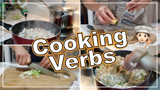 Verbos de cocina en Inglés  Listen and practice 🎧 [upl. by Troyes]