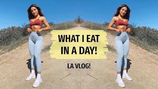 WHAT I EAT WHILST WORKING AND ON THE GO  LA VLOG [upl. by Patman624]