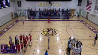 Brentwood High School vs Bishop DuBourg High School Womens Varsity Volleyball [upl. by Yrogreg83]