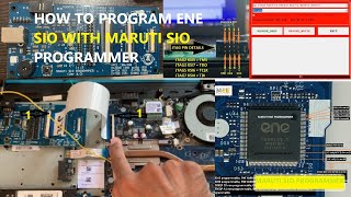 HOW TO PROGRAM ENE SIO WITH MARUTI SIO PROGRAMMER [upl. by Elleneg]