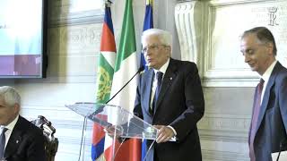 BOLOGNA Mattarella ricorda Rubbi al convegno Carisbo  VIDEO [upl. by Herv]