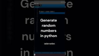 This is how you can generate otp in python ✅  python [upl. by Akanke518]