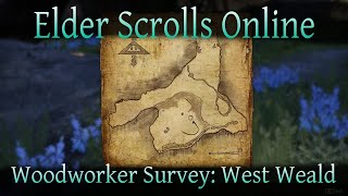 Woodworker Survey West Weald Elder Scrolls Online ESO [upl. by Cacia]