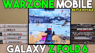 Asi es WARZONE MOBILE vs SAMSUNG GALAXY Z FOLD 6  Battle Royale [upl. by Addi738]