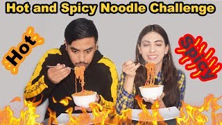 EXTREME SPICY NOODLE CHALLENGE WITH MY SISTERS [upl. by Samalla]