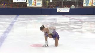 Eliska Brezinova – 2024 Tirnavia Ice Cup FS [upl. by Monsour]