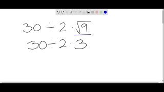 Simplify using the order of operations See Examples 34 30 ÷2 ·√9 [upl. by Arly]