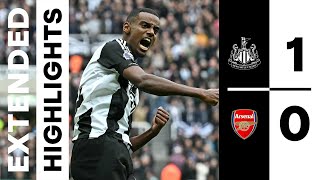 Newcastle United 1 Arsenal 0  EXTENDED Premier League Highlights [upl. by Candida]