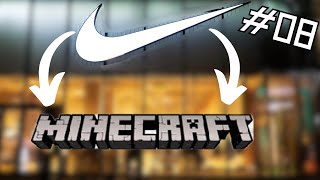 Minecraft Building a NIKE STORE [upl. by Hnahym553]