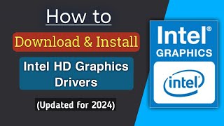 How to Download and Install Intel Graphics Driver in PcLaptop [upl. by Enhpad]