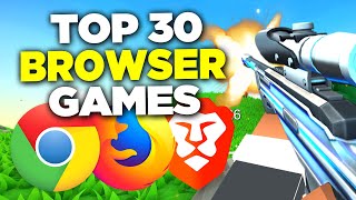 TOP 30 FREE Browser Games 2021  2022  NO DOWNLOAD io Games [upl. by Viv241]