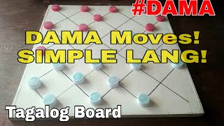 DAMA Grand Master Moves  Easy Winning Tips and Tricks sa Tagalog BoardPart 1Checkers Tv [upl. by Yerahcaz]