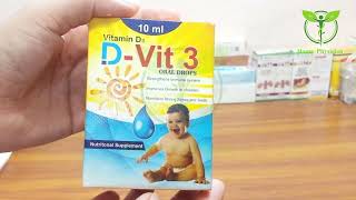 Vitamins D3 Drops For Children  DVit 3 Uses  Baby Strong Teeth amp Bones [upl. by Julio]