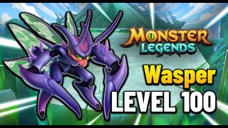 Wasper Level 100 Legendary Monster Legends [upl. by Mildred]