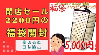 閉店セールで激安雑貨福袋開封！激安だけどちょとコレは… 福袋開封 [upl. by Leona]