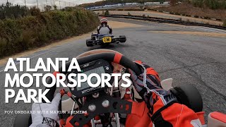 POV ROK Shifter Atlanta Motorsports Park Pre Final Onboard [upl. by Lorre]