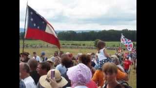 Gettysburg Picketts Charge July 3 2013 part 1 [upl. by Atinrahc]