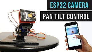 Pan Tilt Control using Servos for ESP32 Cam  WiFi Security Camera [upl. by Baalman]