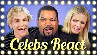 CELEBS REACT TO BEANBOOZLED CHALLENGE COMPILATION [upl. by Ezalb170]