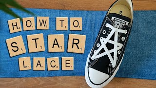 How To Star Lace Converse BEST WAY [upl. by Carpenter]