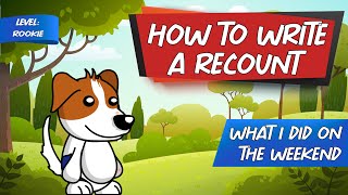 How to Write a Recount  Rookie Level [upl. by Underwood173]