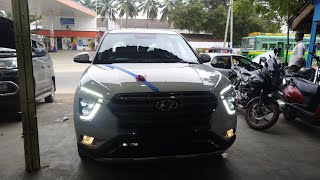 Hyundai CRETA Base model E to Sx Top model Full Modified  Theni Cars Accessories  Dv Studios [upl. by Adoree317]