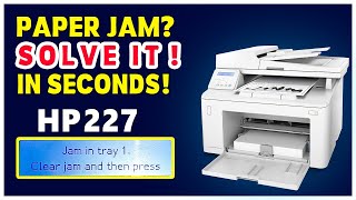 Easy Fix for Paper Jam in HP LaserJet Pro MFP M227sdn  watch now for a quick solution [upl. by Almeda134]